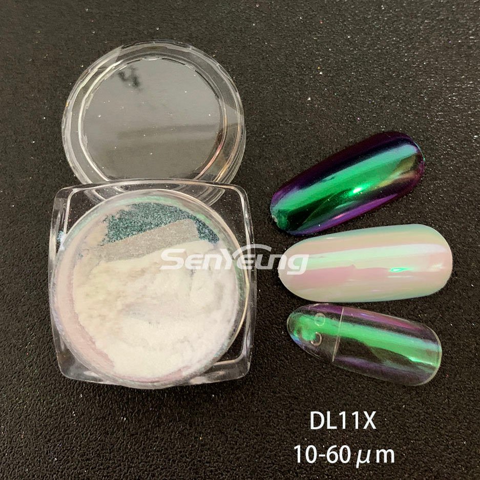 Iridescent Effect Color Shift Nail Art Mirror Aurora Pigment Powder for Epoxy Resin - Image 7