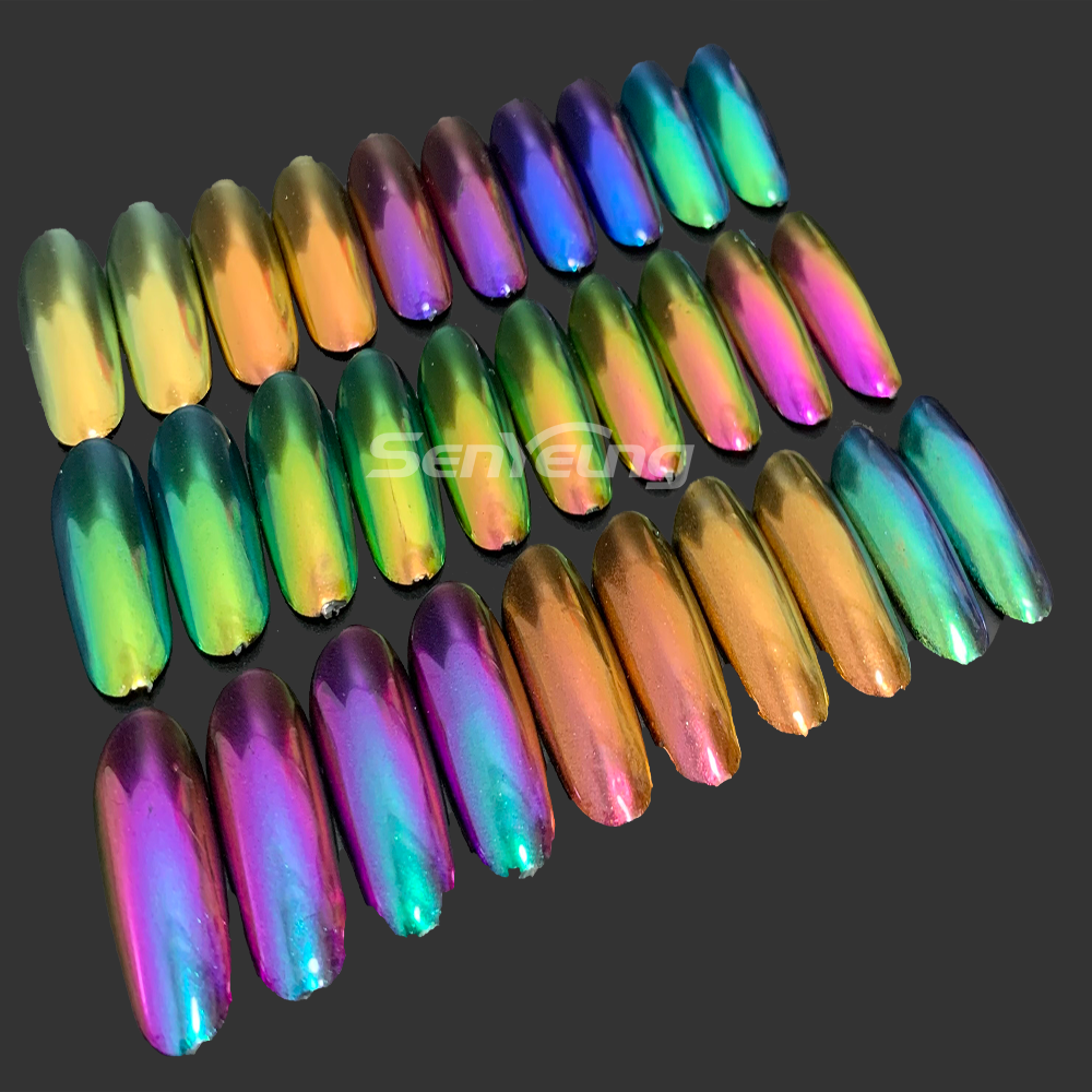 Low MOQ Colorshift Pigment Eyeshadow Chameleon Powder for Cosmsetics - Image 2