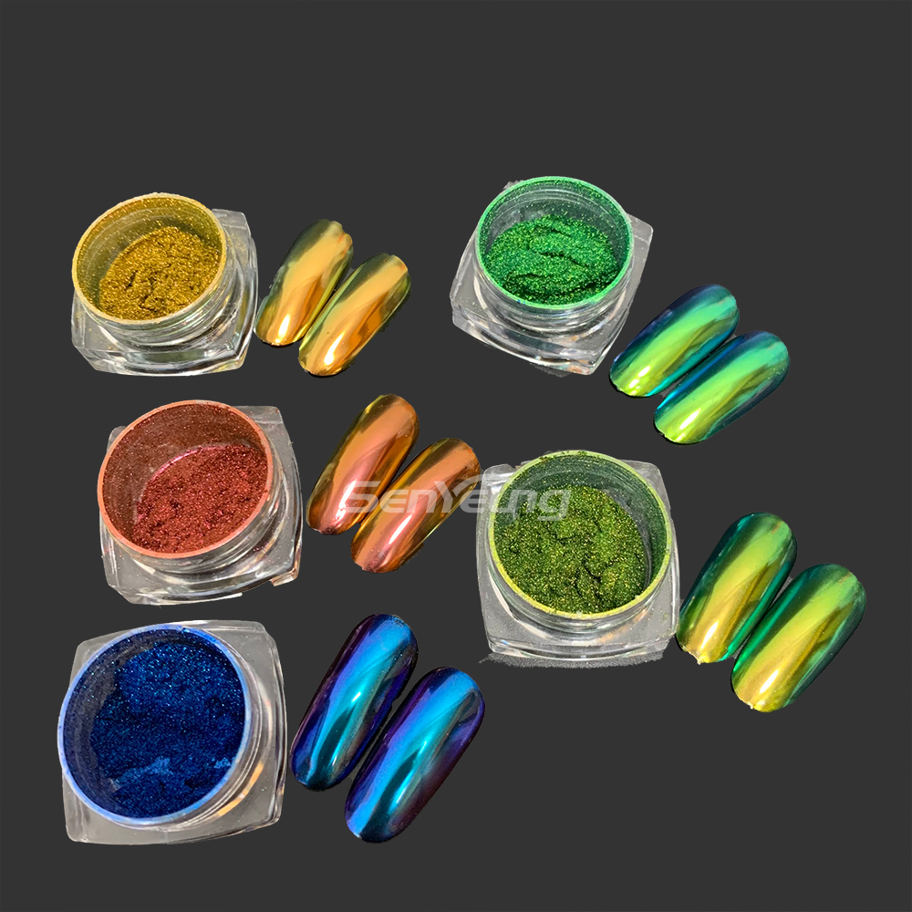 Low MOQ Colorshift Pigment Eyeshadow Chameleon Powder for Cosmsetics - Image 3