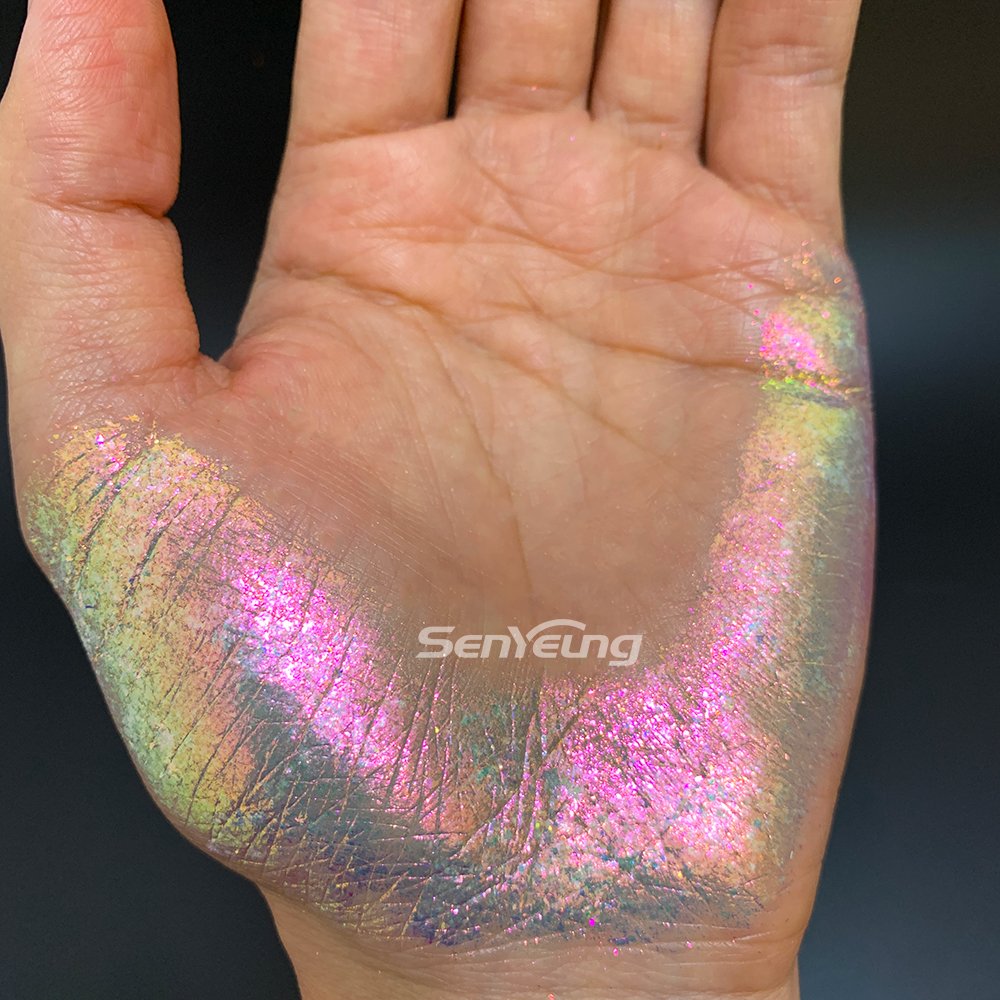 Color Shifting Chameleon Effect Pigment Duochrome Cameleon Mica Powder for Cosmetics
