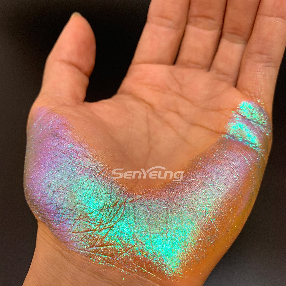 Cosmetic Grade Colorful Candy Aurora Pigment Super rainbow Chameleon Loose Powder for Makeup
