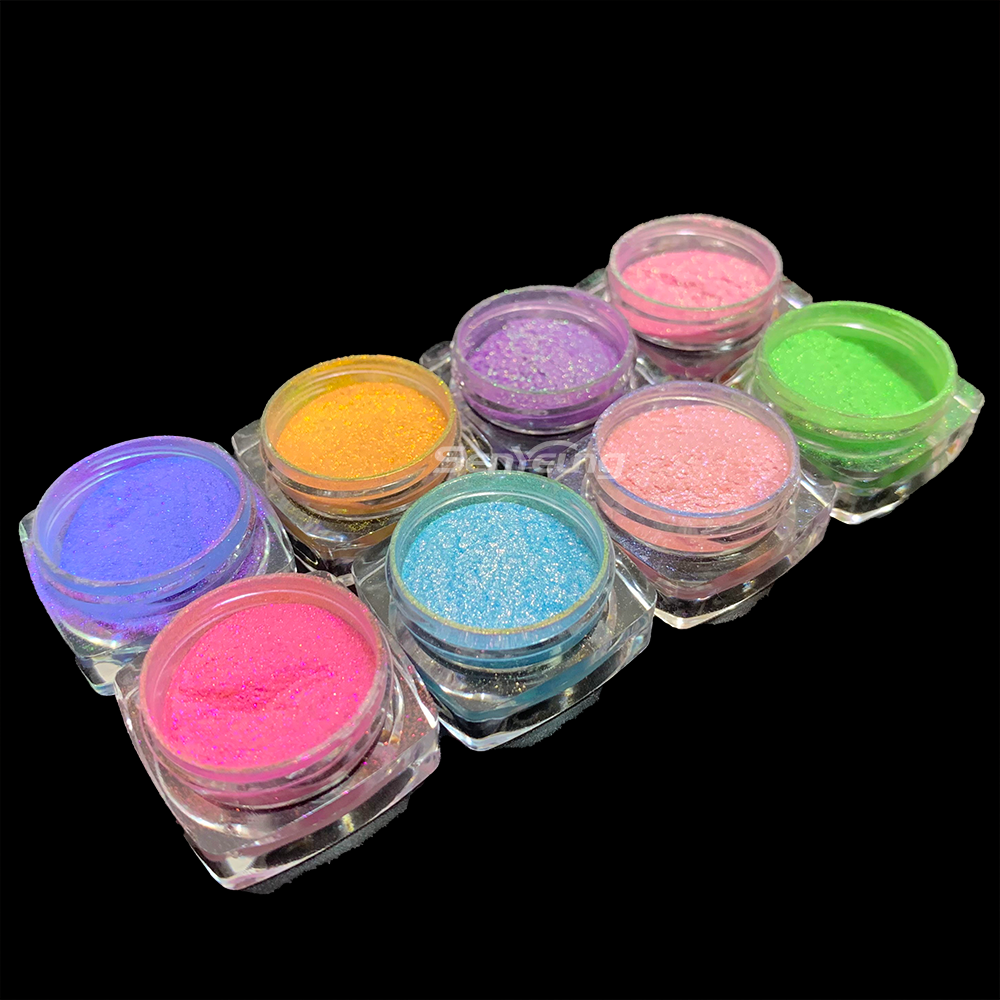 Rainbow Aurora Nail Powder Color Shifting Pearl Pigment for Resin