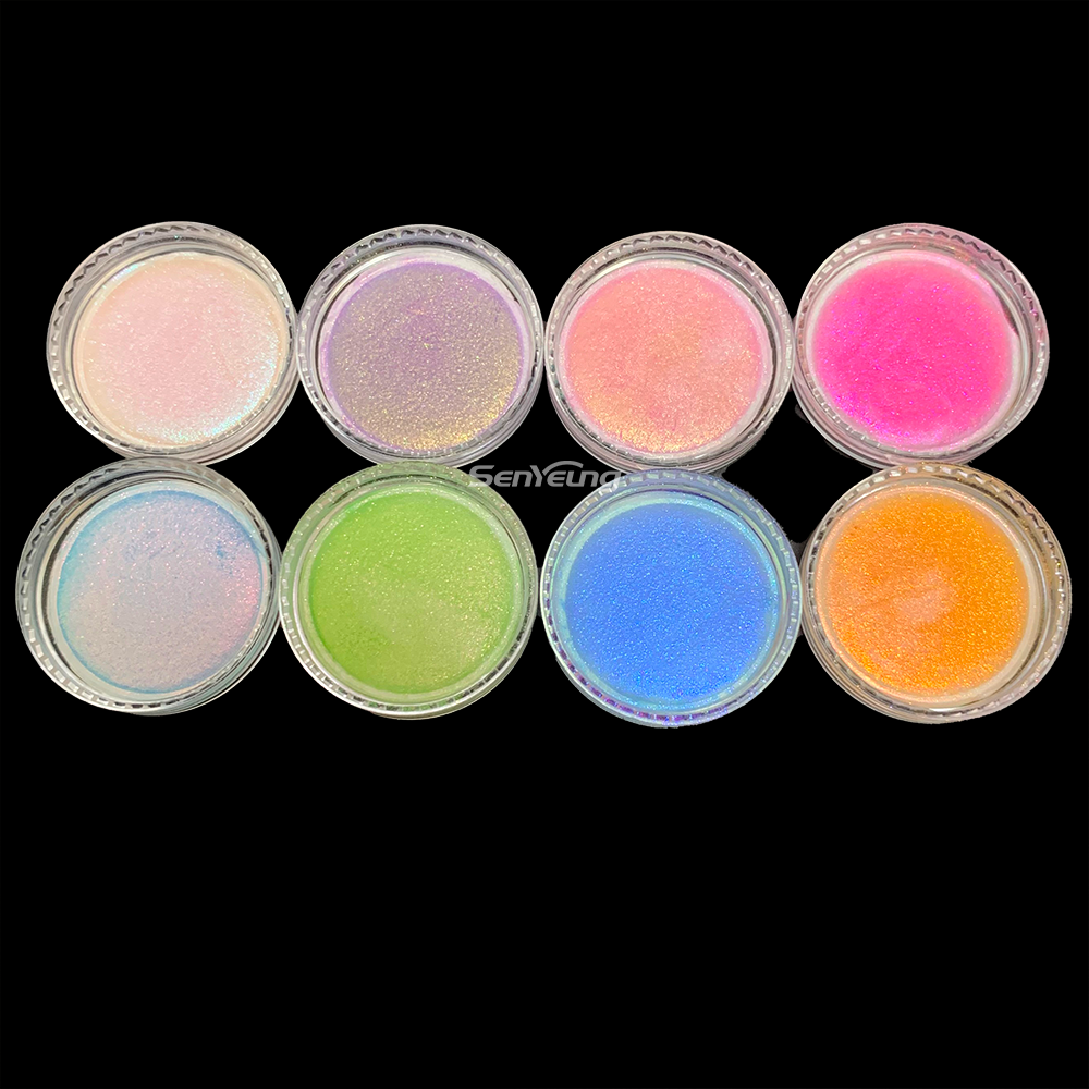SenYeung High Sparkle Colorful Aurora Pigment Candy Aurora Powder for Eye Shadow - Image 3