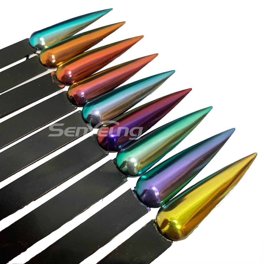 Intense Color Shifting Aurora Pigment Powder Hypershift Magical Loose Pigment for Eyes - Image 3