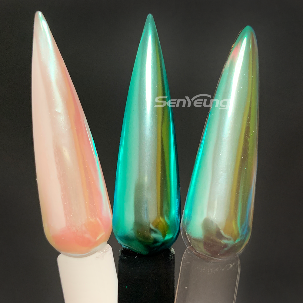 Intense Color Shifting Aurora Pigment Powder Hypershift Magical Loose Pigment for Eyes - Image 7