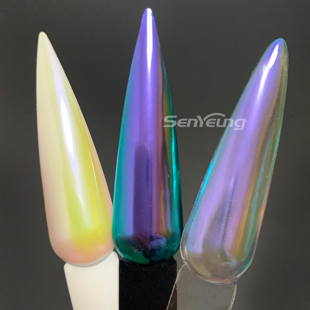 Intense Color Shifting Aurora Pigment Powder Hypershift Magical Loose Pigment for Eyes - Image 5